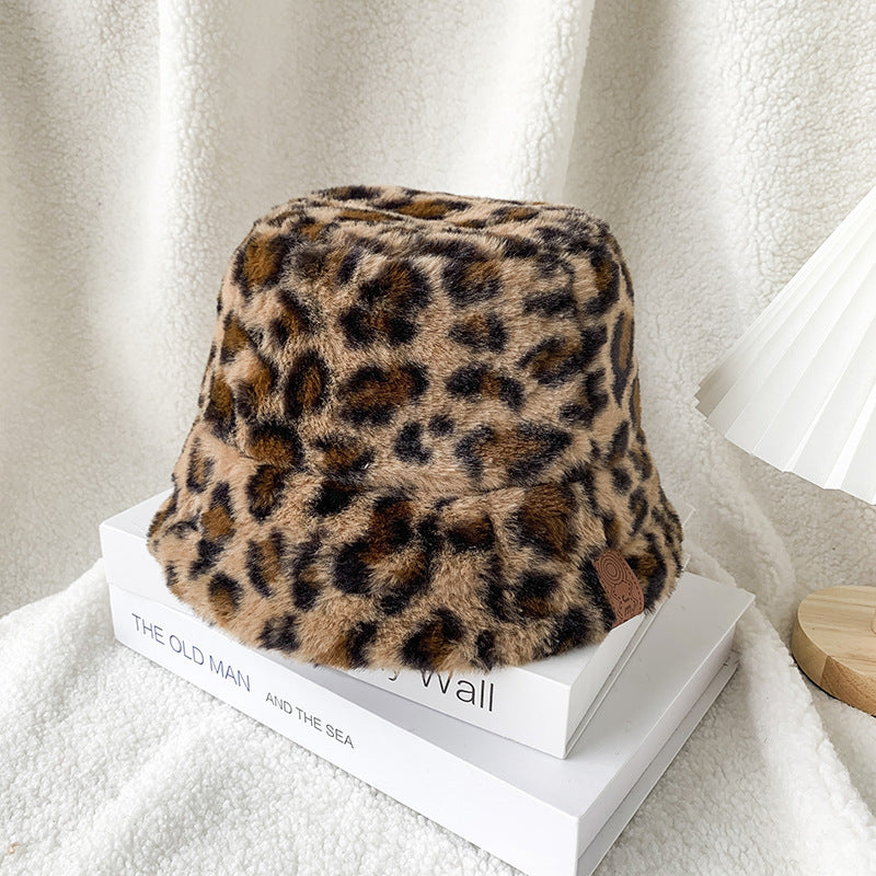Women’s Fleece-Lined Bucket Hat – Warm Winter Face-Covering Hat
