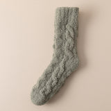 Winter Fuzzy Coral Fleece Socks – Thickened Anti-Slip Home Sleep Socks