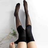 Women’s Knee-High Silk Stockings – Invisible Anti-Snag Tube Socks