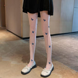 Blue Bowknot Sheer Pantyhose – Women’s Stockings