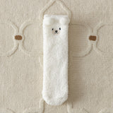 Women’s Coral Fleece Bear Socks – Cozy Winter Style