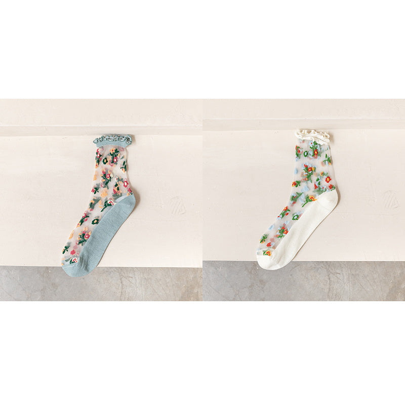 Women’s Fashion Personality Crystal Glass Stockings