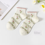 Women’s Casual Cotton Ankle Socks – Fashion Short Tube Design
