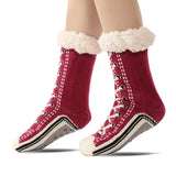Women’s Berber Fleece Room Socks – Thickened Winter Warm Indoor Design