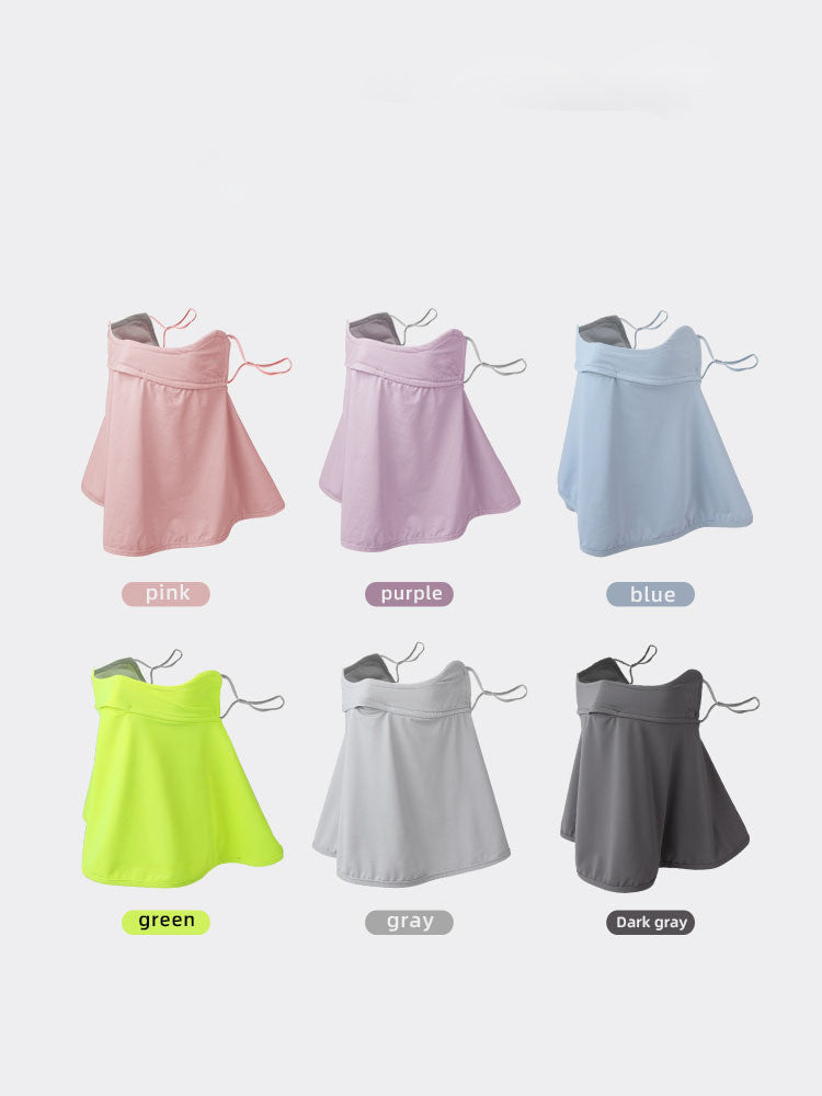 UV Protection Ice Silk Neck Mask – Lightweight Summer Face Cover