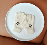 Magnetic Knitted Wool Gloves – Cute Five-Finger Winter Thermal Design