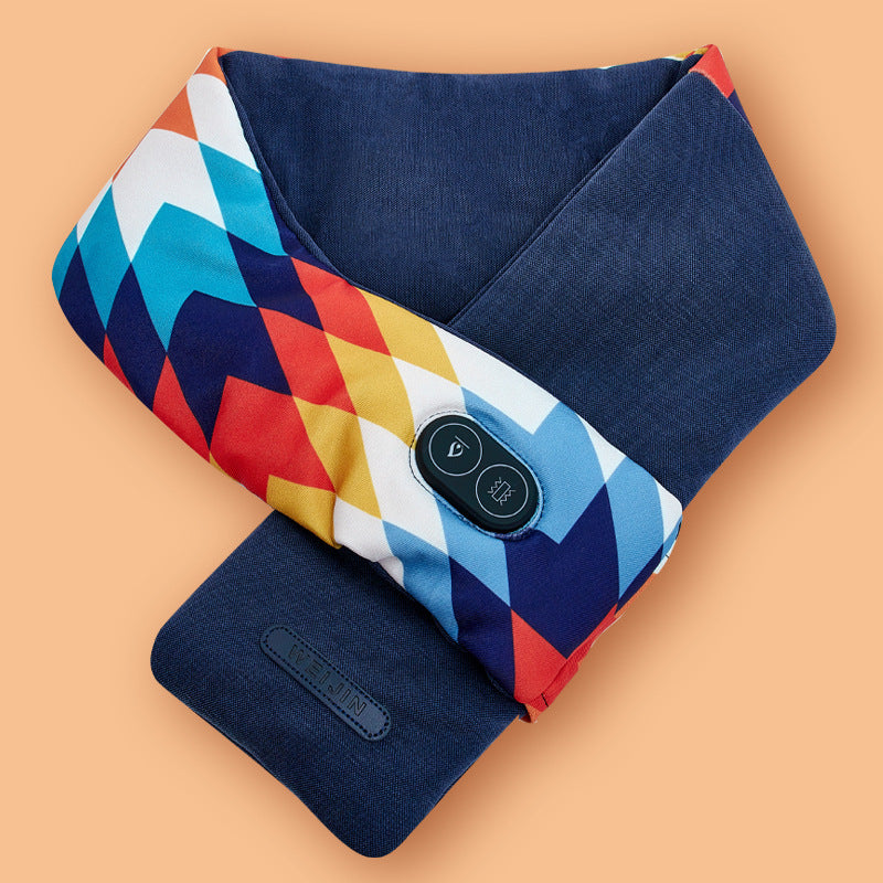 USB Heated Massage Scarf – 3-Level Washable Electric Neck Warmer