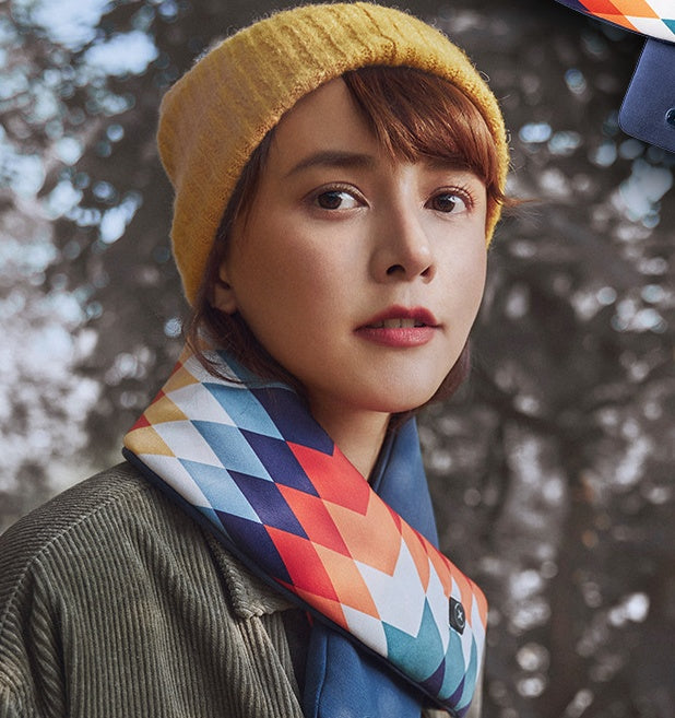 Graphene Heated Neck Scarf – USB Electric Warmer with 3-Temp Modes