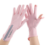 Summer UV Protection Ice Silk Gloves – Breathable, Elastic & Lightweight