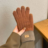 Women’s Wool Lined Touch Screen Gloves – Warm Winter Casual Style