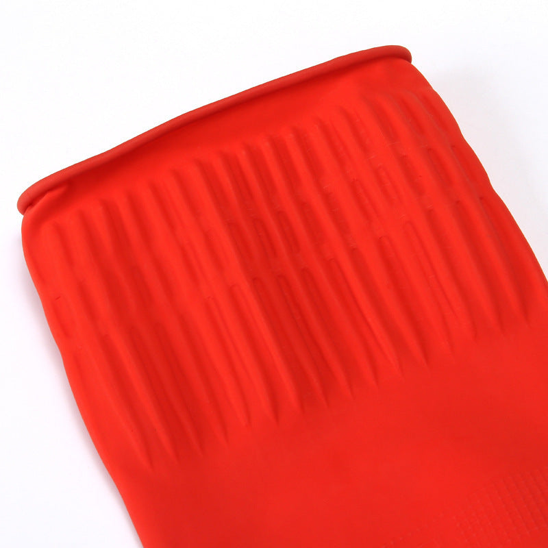 Household Kitchen Rubber Gloves – Waterproof Extended Dishwashing Design