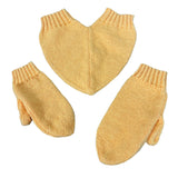 Love Knit Winter Mittens – Solid Color Warm Casual Gloves