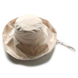 Women’s Double-Sided Cotton Sun Hat – Wide Brim Fisherman Style