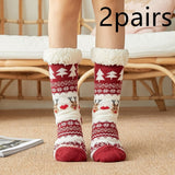 Women’s Thicken Warm High-Tube Velvet Floor Socks – Winter Cozy Design