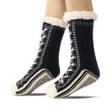 Women’s Berber Fleece Room Socks – Thickened Winter Warm Indoor Design