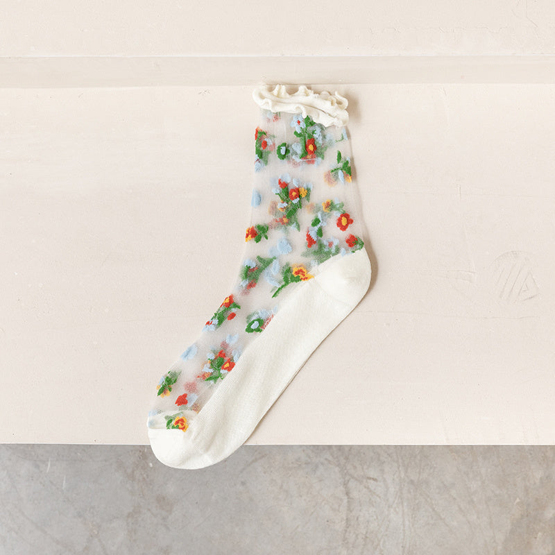 Women’s Fashion Personality Crystal Glass Stockings