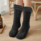 Ladies Winter Warm Plus Velvet Sleeping Floor Socks