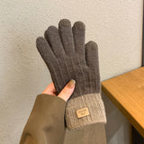 Women’s Wool Lined Touch Screen Gloves – Warm Winter Casual Style