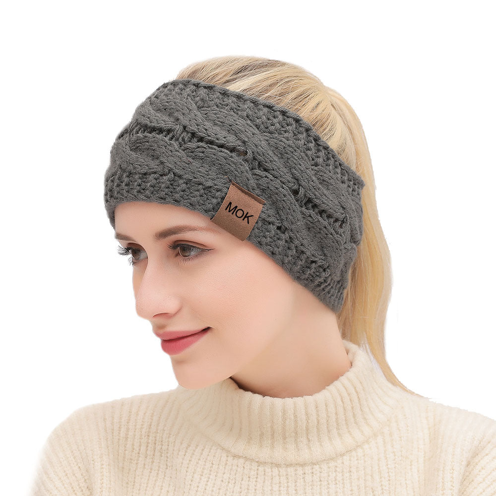 Women’s Knitted Winter Headband – Warm Wool Ear Muffs