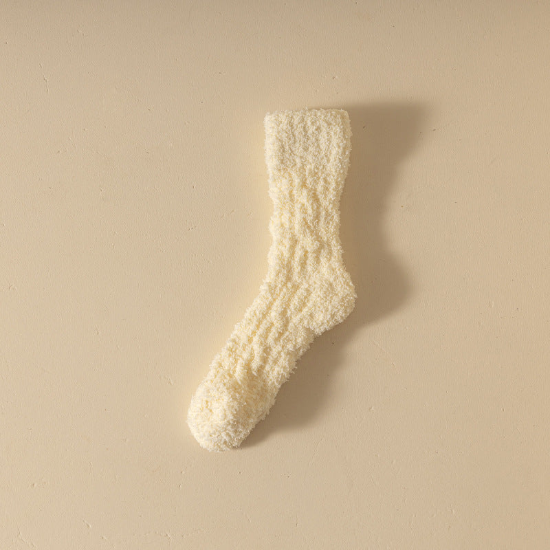 Women’s Coral Fleece Winter Socks – Thick & Cozy