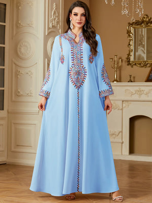 Colorful Embroidery Maxi Dress — product image 6 | HIA