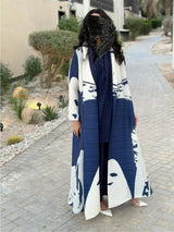 Pleated Open Abaya — design and styling view 6