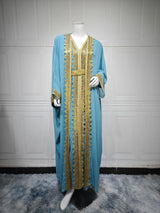 Ornate Gold-Trim Abaya Set — product image 7 | HIA