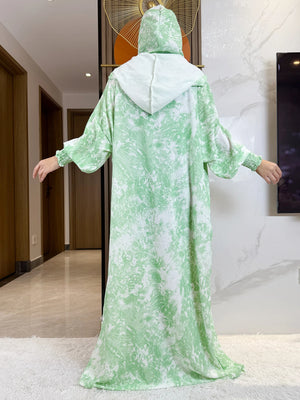 Tie-Dye Hooded Prayer Dress | HIA