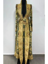 Statement Pleated Open Abaya — design and styling view 20