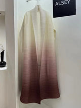 Statement Pleated Open Abaya — design and styling view 11