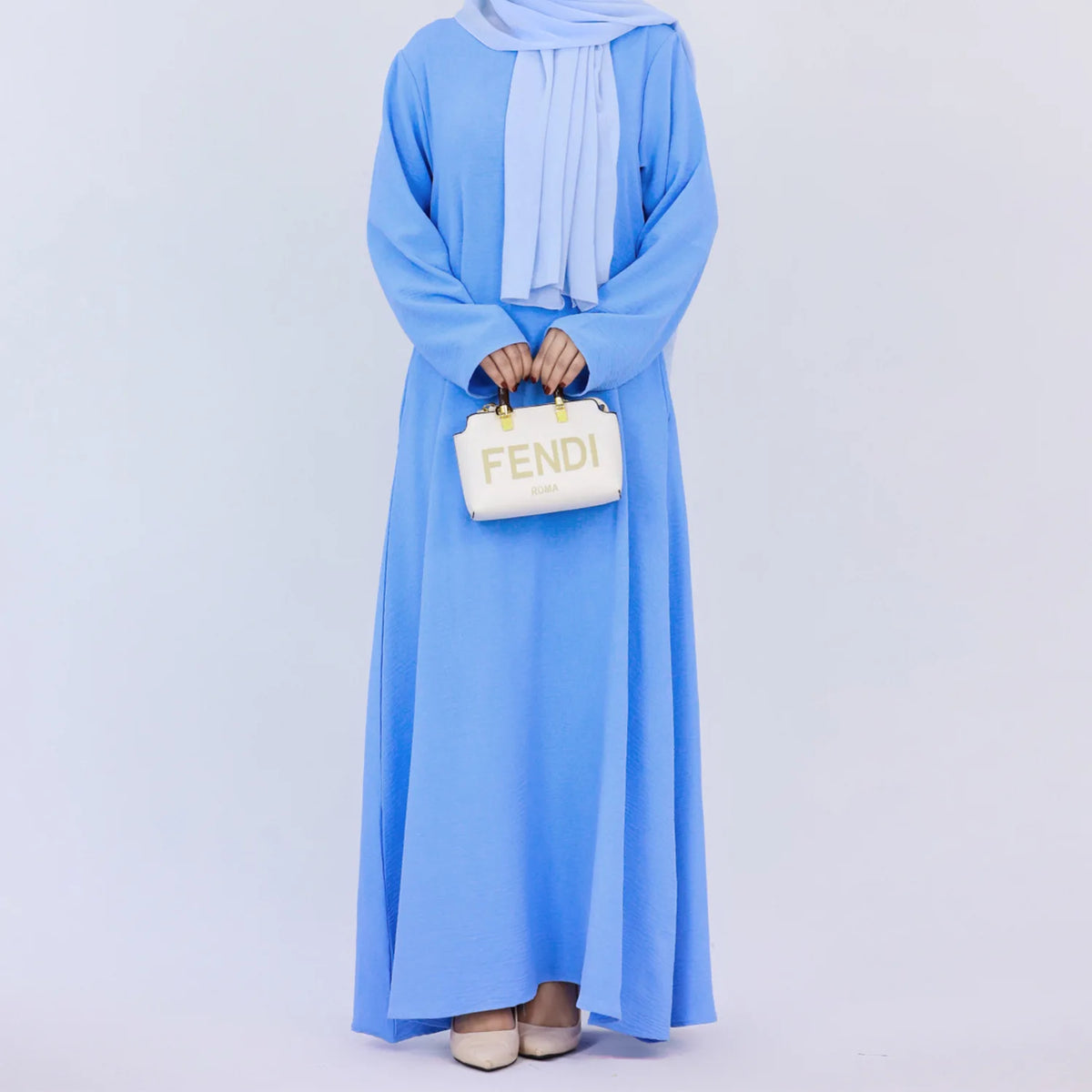 HIA Essential Long-Sleeve Abaya — Blue