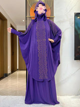 Two-Piece Hooded Nida Prayer Set – Dubai Ramadan Abaya