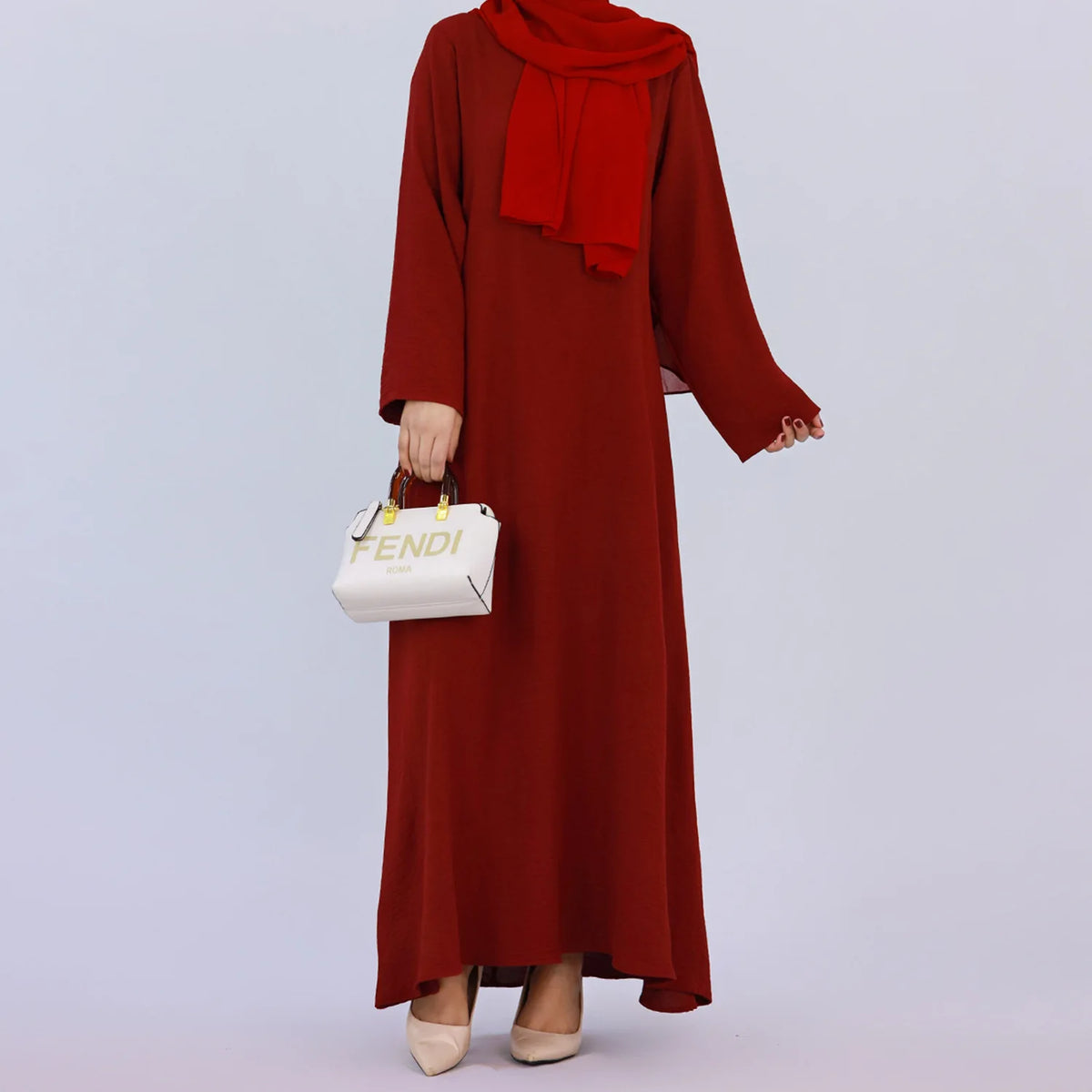 HIA Essential Long-Sleeve Abaya — Mint Green