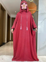 Two-Hat Sanding Cotton Abaya – Latest Ramadan Kaftan