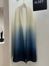 Statement Pleated Open Abaya — design and styling view 12