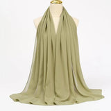 Ramadan Chiffon Hijab (Plain Colors)