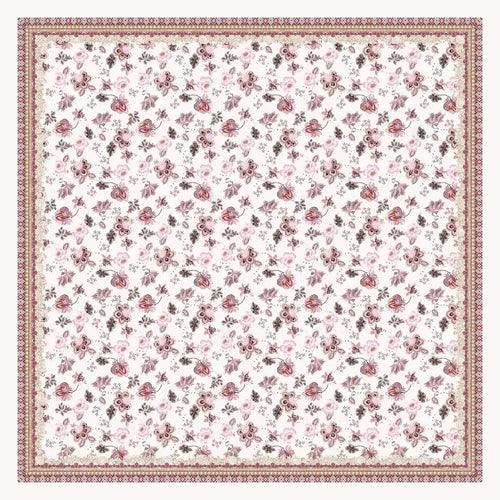 Printed Cotton Square Hijab – 110×110 cm