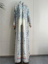Statement Pleated Open Abaya — design and styling view 21