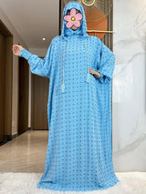 Two-Hat Sanding Cotton Abaya – Latest Ramadan Kaftan