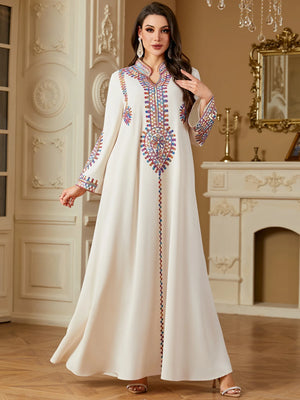 Colorful Embroidery Maxi Dress — product image 2 | HIA