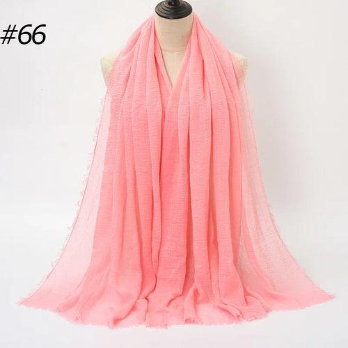 Large Crinkle Cotton Hijab – 90×180 cm