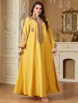 Colorful Embroidery Maxi Dress — product image 4 | HIA