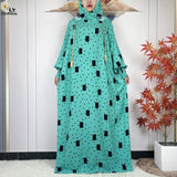 Double-Hat Cotton Abaya – Loose Kaftan for Ramadan