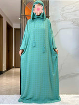 Two-Hat Sanding Cotton Abaya – Latest Ramadan Kaftan