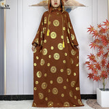 Printed Hooded Prayer Dress — Cinnamon | HIA