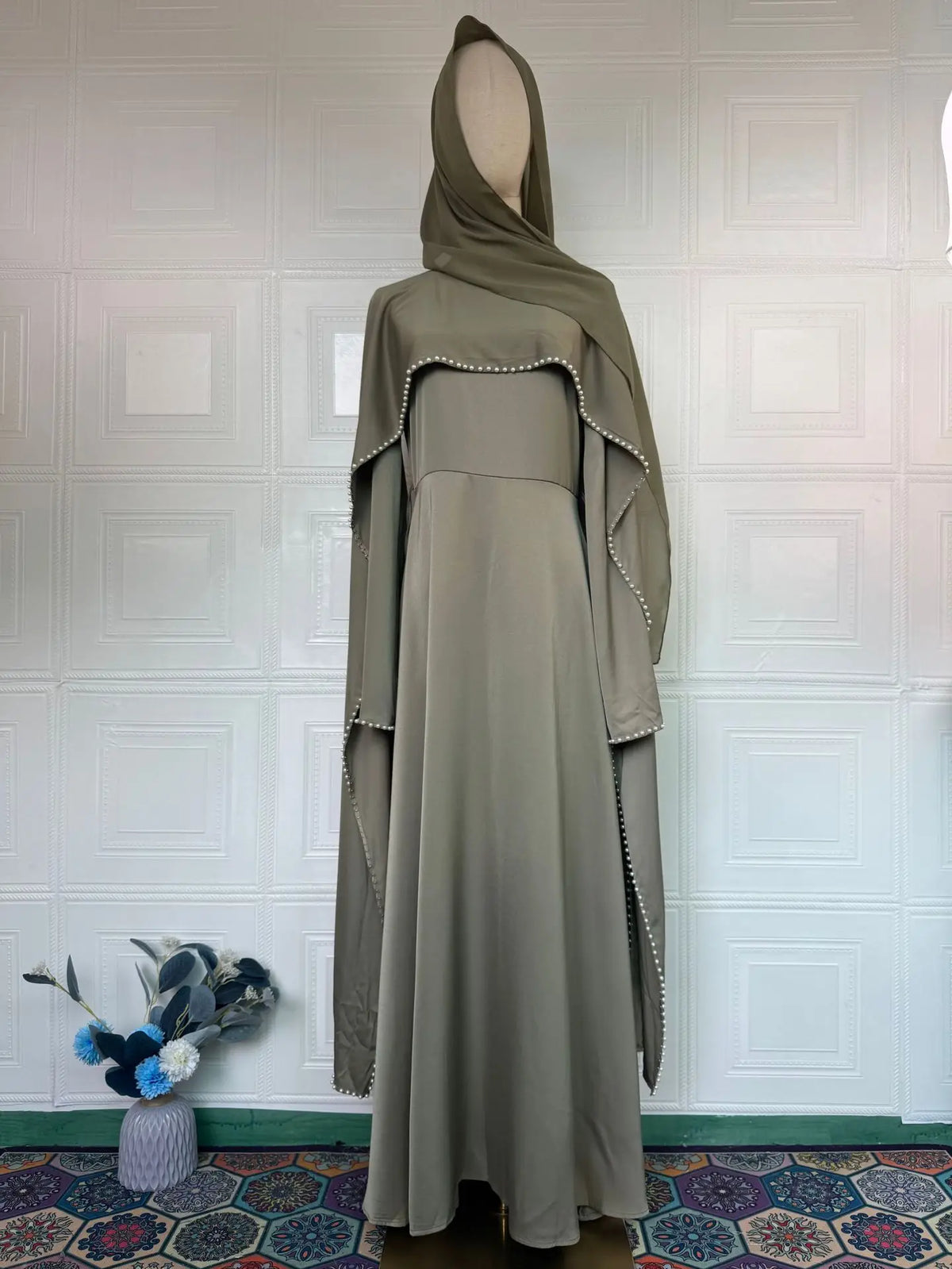 Beaded Maxi Dress & Hijab Set — product image 8 | HIA