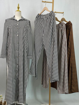 Patterned longline shirt and coordinating trousers by HIA — view 4