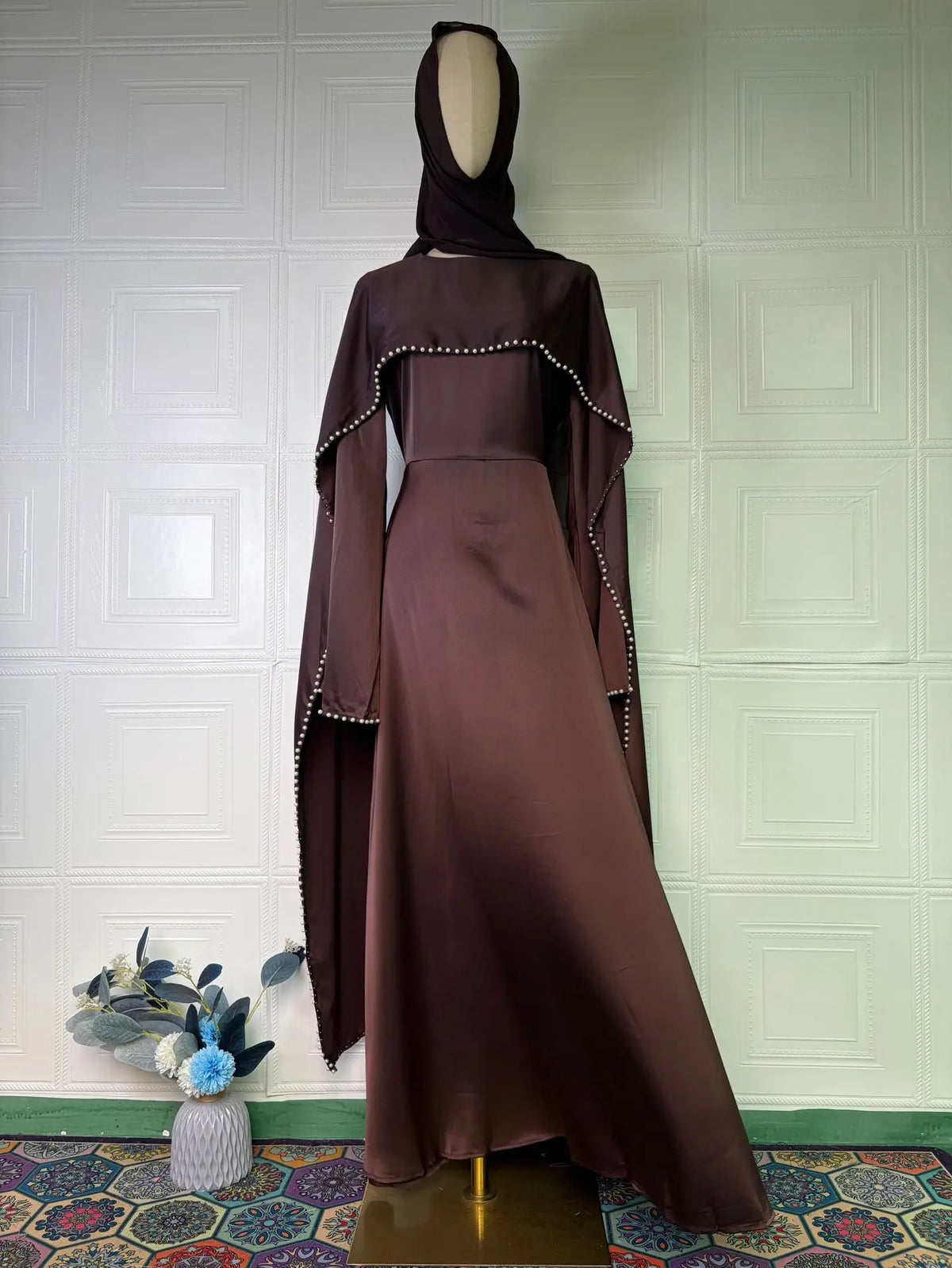 Beaded Maxi Dress & Hijab Set — product image 7 | HIA