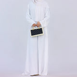 HIA Essential Long-Sleeve Abaya — Khaki