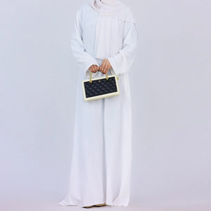 HIA Essential Long-Sleeve Abaya — Khaki